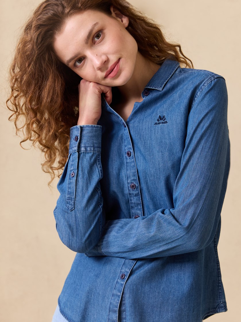 7249227 ECL 7249227_ECL_Jean Paul_Basic Denim Skjorte_NOS (4)_JP Basic denimskjorte ECL.jpg_
